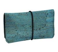 Simaru Tabaktasche "SINTRA" aus Kork mit auswechselbarem Verschluss Türkis