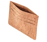 Simaru Veganes Kork Kartenetui mit RFID-Schutz - Slim Portemonnaie für Herren & Damen, Ideal für Alltag & Reisen, 6 Kartenhalter, Sichtfenster für Ausweis, Nachhaltig & Minimalistisch