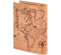 Simaru Veganes Portemonnaie mit RFID-Schutz,Geldbörse aus Kork natural