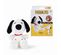 Simba Peanuts Snoopy Häkelset - Kreativset mit Garn, Nadeln und Anleitung, DIY Set zum Häkeln von Snoopy, inkl. Ausstopfmaterial und Video-Anleitung, Bastelspielzeug, ab 6 Jahre