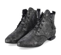 Simen 8614A Schwarz Grau Damen Ankle Boots Rauleder in Grey - Gr. 37