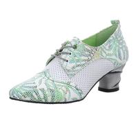 Simen Hochfrontpumps für Damen, grün, Gr. 36 EU