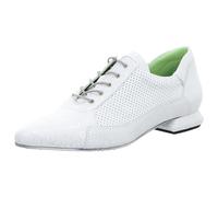 Simen Damen Schnürschuhe Weiss grün Gr. 40