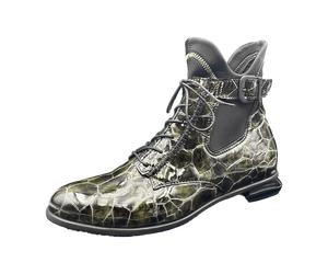Simen Eleganter Schnürstiefel für Damen, grün, Größe 36 EU