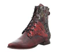 Simen Schnürstiefeletten für Damen, rot, Größe 37 EU