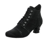 Simen Schnürstiefeletten für Damen, schwarz, Größe 42 EU