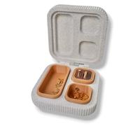 Simiu JEWTRA - Jewelry Travel Box in White Marble - 10.7 x 10.4 x 3cm