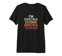 Simona Name Simona Personalized Name First Given Premium T-Shirt