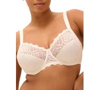 Simone Perele Bh fuer grosse Oberweite - Simone Perele Damen Lingerie mit Buegel Modell Caresse - Entlastungs-Bh mit Starkem Halt Ohne Schalen - Florale Spitze und Weiches Mesh - Grosse Groessen