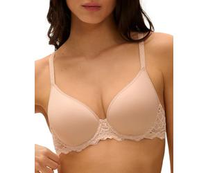 Simone Perele Damen Caresse 3D Plunge BH - Beige - 75DD