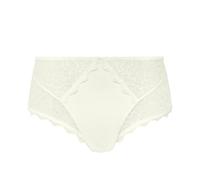 Simone Perele Damen High Waist Slip Caresse - Elegante Spitzenunterwäsche Hautfarben mit Baumwolle - Komfortable & Bequeme Hochtaillierte Unterhose - Farbe Natur
