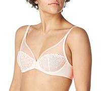 Simone Perele Womens Delice Sheer Plunge-BH, Blush, 34F
