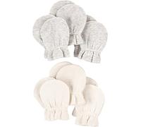 Simple Joys by Carter's Baby Mädchen Baby-Fäustlinge, 6er-Pack, Crème Heide, 0 Monate