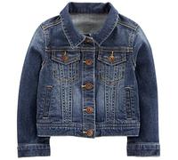 Simple Joys by Carter's Baby-Mädchen Denim Jacket Leichte Baumwolljacke, Mittlere Waschung, 5 Jahre