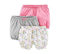 Simple Joys by Carter's Bloomer-Shorts, für Babys, Mädchen, 3 Stück ,Pink/Grey/Floral ,US NB (EU 56-62)