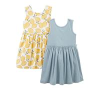 Simple Joys by Carter's Mädchen Short-Sleeve and Sleeveless Dress Sets, Pack of 2 Kinderkleid