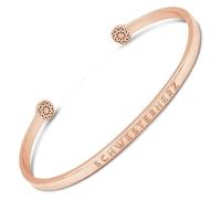 SIMPLE PLEDGE | Schwesterherz Armreif | Armband Damen mit Gravur in Silber, Gold, Roségold | Perfekt als Schmuck Geschenk | Blindgravur