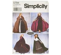 Simplicity 5794 Damenkostüme, Papier, Weiß, A (XS, S, M, L)