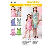Simplicity 7-8-10-12-14 Child Girl Dresses U02241K5
