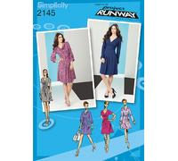 Simplicity D5 4-8 - 10-12 Schnittmuster 2145 Kleider inspiriert von Project Runway Kollektion