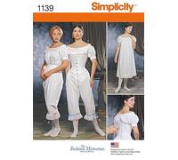 Simplicity Damen-Schnittmuster 1139 Historische Kostüm-Unterwäsche