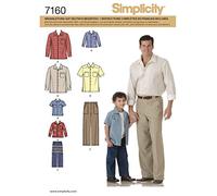 Simplicity S7160.A Schnittmuster für Hose/Hemd