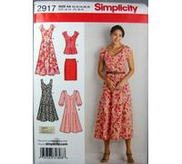 Simplicity Schnittmuster 2917 AA Miss/Plus Größe Kleider