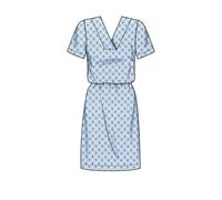 Simplicity Schnittmuster für Damenkleid, V-Ausschnitt, Code 9261, Größen 34-42, Weiß