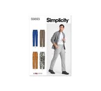 Simplicity Schnittmuster SS9693BB Herren Cargohose BB (44-46-48-50-52)