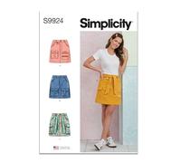 SIMPLICITY Schnittmuster SS9924H5 Cargo-Röcke für Damen, H5 (34-36-38-40-42)