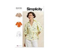 Simplicity SS3135K5 Schnittmuster-Paket für Damen, eng anliegend, Design Code S3135, Größen 36-38-40-42-44