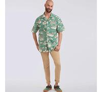 Simplicity SS9157AA Schnittmuster S9157 Herrenhemden mit offenem spitzen Kragen, Papier, AA (34-36-38-40-42)