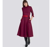 Simplicity (10-12-14-16-18) Misses' & women's fit & flare dresses with sleeve & neckline reversible belt SS9176AA AA Damen Kleider mit Ärmel-und Ausschnitt-Variationen und wendbarem Gürtel