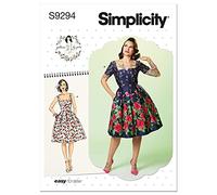 Simplicity SS9294E5 APPAREL - PATTERNS Schnittmuster, Papier, Weiß, E5(14-16-18-20-22)