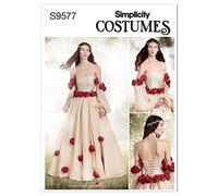 Simplicity SS9577H5 Damen-Fantasie-Kostüm H5 6-8-10-12-14