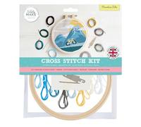 Simply MAKE Kreuzstich-Set, Mountainbike-Design, Kinder & Erwachsene, Reifen, Stickgarn, Erwachsenen-Bastelset, Anfänger-Bastelset