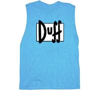 Simpsons Duff Beer Light blau Sleeveless Erwachsene T-Shirt (Large)