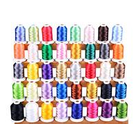 Simthread Nähgarn-Set, 60 W, 40 Farben, 1100 m Spule für Brother, Janome etc