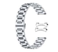SINAIKE Universal Metall Uhrenarmband Fit Meist Tranditional Uhr, 20mm Quick Release Edelstahl Uhrenarmbänder mit gebogenen Lug Enden Teile, Classic Uhrenarmband Ersatz Armband Männer Frauen Silber