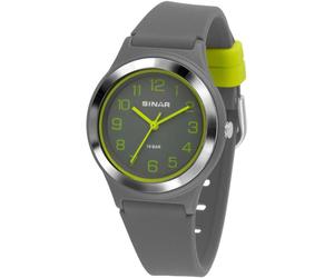 SINAR - Armbanduhr XB-48-3 Sinar grau Silikonarmband