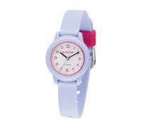 SINAR Kinder Armbanduhr Mädchen Analog Quarz 10 Bar mit Silikonband Hellviolett Pink XB-24-6