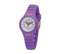SINAR Kinder Jugend Armbanduhr Sportuhr Mädchen Analog Quarz 10 bar mit Licht und Silikonarmband Lila Violett Rosa XB-17-7