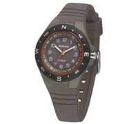 SINAR - Kinderarmbanduhr XB-23-5 mit braunen Silikonarmband Sinar