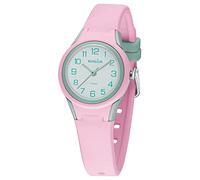 SINAR Mädchen Armbanduhr Sportuhr Fitness Analog Quarz 10 Bar wasserdicht Rosa Mint XB-47-9
