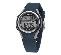 SINAR Jungen-Armbanduhr Jugenduhr Sport Outdoor Digital LCD Quarz 10 bar Licht Silikonband XE-64-2