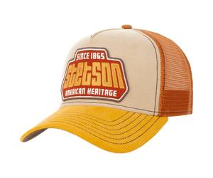 Since 1865 Brickstone Trucker Cap by Stetson beige-rost One Size