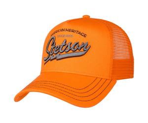 Since 1865 Trucker Cap by Stetson orange One Size Small