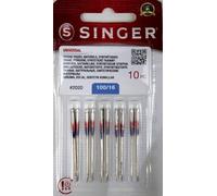 Singer 10 Nähmaschinennadeln Universal 130/705H Stärke 100 für Haushaltsnähmaschinen