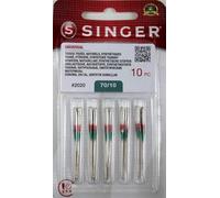 Singer 10 Nähmaschinennadeln Universal 130/705H Stärke 70 für Haushaltsnähmaschinen