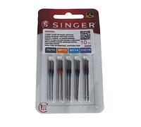Singer N2020B10AS823R Universalnadel 2020 Mix 10er Nadel, Metall, Silber, 7 x 0,03 x 4 cm